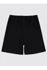 Erkek Çocuk Şort 6-9 Yaş Siyah - Paket