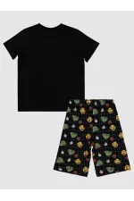 Boys Pajama Set 10-13 Years Old Black - Package