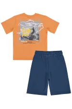 Boys' Team Set 6-9 Years Orange-Petrol - Package Boys' Team Set 6-9 Years Orange-Petrol - Package