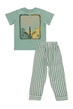 Erkek Çocuk Takım 2-5 Yaş Çağla Yeşili - Paket