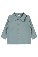 Baby Shirt 0-24 Months Soft Indigo - Pack