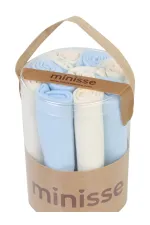 Bebek Ağız Bezi ve Mendili 0-24 Ay Mavi - Paket