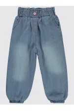 Kız Çocuk Pantolon 2-5 Yaş Açık Mavi - Paket