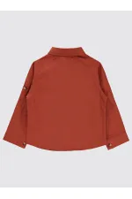 Chemise garçon 2-5 ans cuivre foncé - Lot