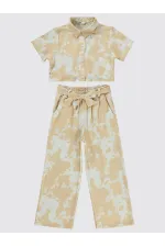 Girls' Set 6-9 Years Beige - Package