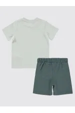 Erkek Çocuk Takım 2-5 Yaş Açık Gri - Paket