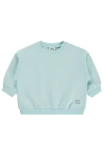 Bebek Sweatshirt 0-24 Ay Su Yeşili - Paket