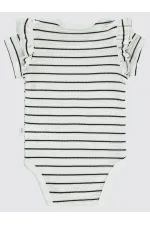 Body bébé à boutons-pression 0-24 mois écru - Emballage