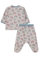 Ensemble pyjama bébé 0-24 mois couleur pierre - Emballage
