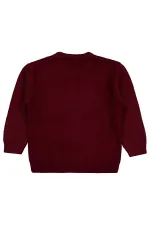 Erkek Çocuk Kazak 2-5 Yaş Bordo - Paket