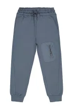 Bas de survêtement garçon 10-13 ans anthracite clair - Emballage