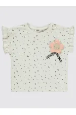 Kız Çocuk Takım 2-5 Yaş Ekru - Paket