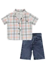 Erkek Çocuk Takım 2-5 Yaş Oranj - Paket