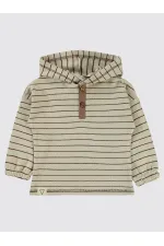 Sweat-shirt garçon 2-5 ans couleur pierre - Lot