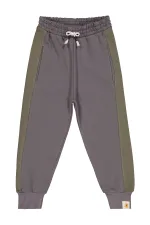 Bas de survêtement kaki pour garçon de 6 à 9 ans - Lot