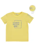 Boys T-Shirt 6-9 Years Yellow - Package