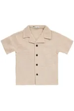 Erkek Çocuk Takım 2-5 Yaş Bej - Paket