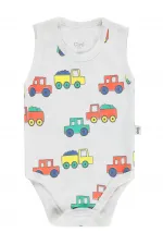 Bebek Çıtçıtlı Badi 0-24 Ay Ekru - Paket