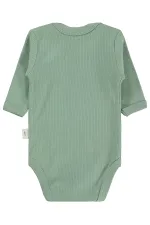 Bebek Çıtçıtlı Badi 0-24 Ay Haki - Paket