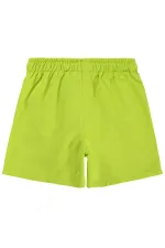 Short de bain garçon, 6-9 ans, vert citron - Lot