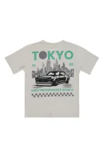 T-shirt garçon KM 10-13 ans, couleur pierre foncée - Emballage