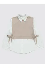 Ensemble beige pour filles de 10 à 13 ans - Emballage