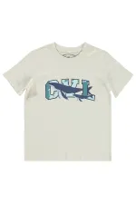 T-shirt garçon 10-13 ans ivoire - Emballage