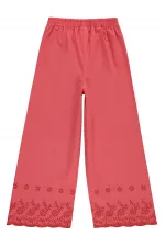 Kız Çocuk Pantolon 10-13 Yaş Koyu Nar - Paket