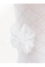 Kız Çocuk Külotlu Çorap 2-9 Yaş Ekru - Paket