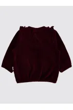 Bebek Sweatshirt 0-24 Ay Bordo - Paket