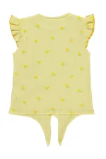 Girls' T-shirt, Ages 6-9, Yellow - Pack