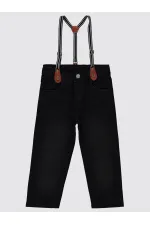 Pantalon noir pour garçon de 2 à 5 ans - Lot