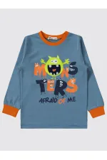 Ensemble pyjama garçon 2-5 ans orange foncé - Emballage
