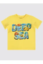 Boys T-Shirt 2-5 Years Yellow - Package