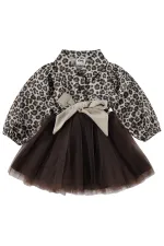 Bebek Jile ve Elbise 0-24 Ay Kahverengi - Paket