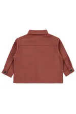 Boys' Shirt, Ages 2-5, Light Brown - Pack