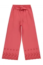 Kız Çocuk Pantolon 10-13 Yaş Koyu Nar - Paket