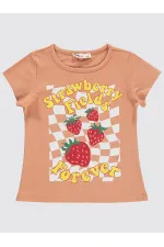 Girls' T-Shirt 2-5 Years Old Italian Clay - Package