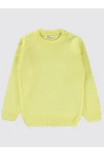 Girl's Sweater 6-9 Years Yellow - Package