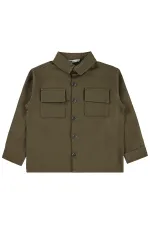 Boys' Shirt, Ages 6-9, Khaki - Pack