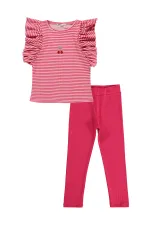 Kız Çocuk Takım 6-9 Yaş Fuşya - Paket