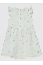 Ensemble gilet et robe pour fille de 6 à 9 ans, couleur écru - Pack