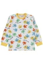 Erkek Çocuk Pijama Takımı 2-5 Yaş Sarı - Paket