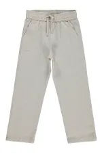 Pantalon garçon, 10-13 ans, beige - Lot