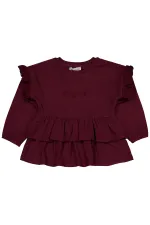 Girls' Suit 2-5 Years Old Claret Red - Package