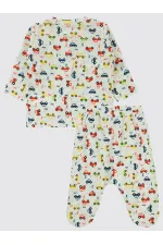 Baby Pajama Set 0-24 Months Ecru - Package
