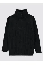 Gilet noir pour garçon (6-9 ans) - Lot