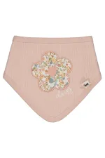 Bavoir bébé 0-24 mois rose poudré - Lot