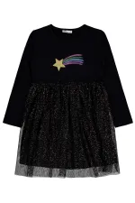 Girl's Vest and Dress 6-9 Years Old Black - Package