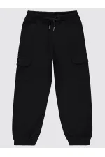 Boy's Trousers 10-13 Years Old Black - Pack